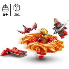 Lego Ninjago 71823 Kais Dragon Spinjitzu Spinner 2 Minifigures Construction Playset