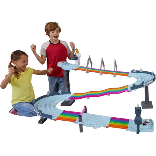 Hot Wheels Mario Kart Rainbow Road Track