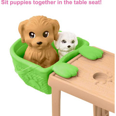 Barbie Chelsea Doll and Skatepark Toy Playset 2 Puppies Ramp and Accessories