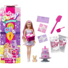 Barbie Pet Birthday Series Purple Party Doll Toy for Kids