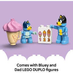 Lego Duplo 10458 Ice Cream Trip With Bluey Building Toy