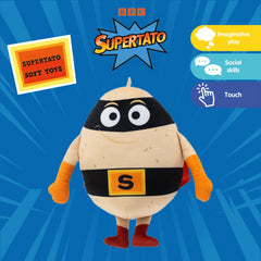 Cbeebies Supertato 16cm Soft Toy Kids Plush Figure Gift