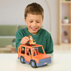 Bluey Heeler Family Vehicle Open Roof Fits Figures 2.5-Inch Chilli