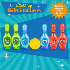 Abeec Light Up Skittles Indoor Outdoor Family Game