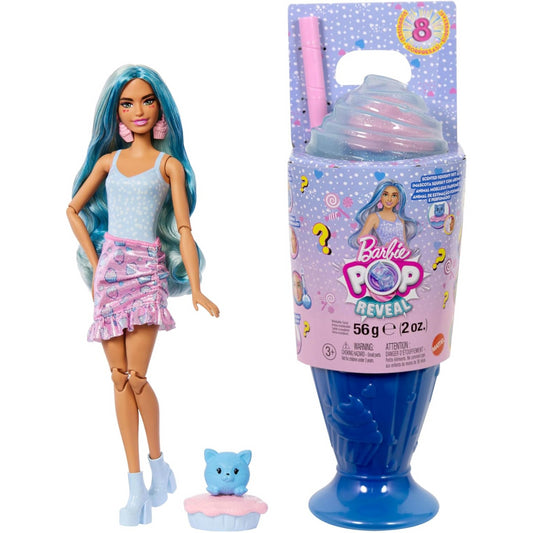 Barbie Pop Reveal Blue Doll Treat Series Surprise Toy