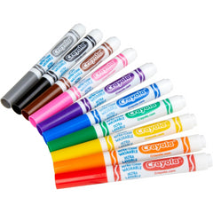 Crayola 10 Ultra-Clean Washable Markers Kids Art Supplies