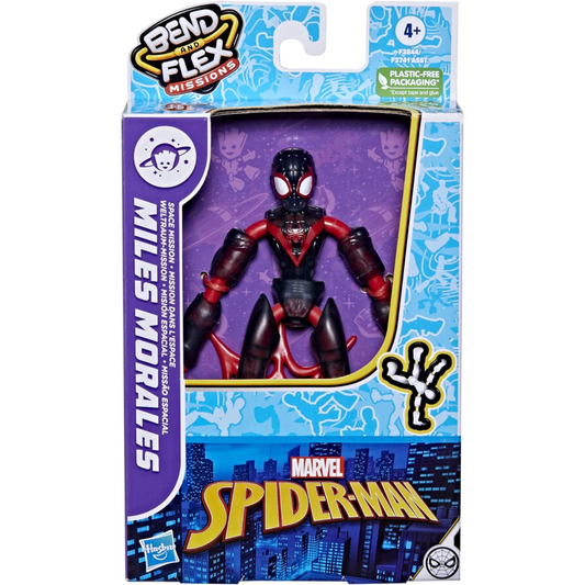 Marvel Bend and Flex Space Mission MILES MORALES Figure Spider-Man