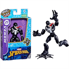 Marvel Bend and Flex Space Mission VENOM Figure Spider-Man