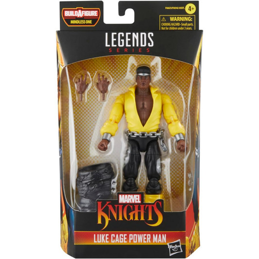 Marvel Legends Series LUKE CAGE POWER MAN Figure 4 Marvel Knights (BUILD A FIGURE: MINDLESS ONE-LEFT LEG)