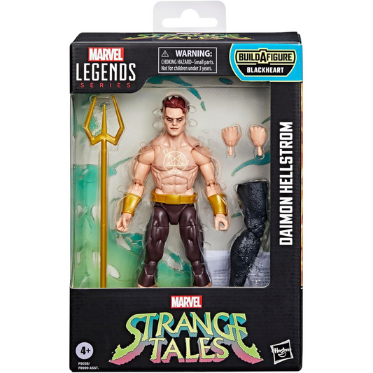 Marvel Legends Series DAIMON HELLSTORM Figure 5 Strange Tales (BUILD A FIGURE: BLACKHEART-RIGHT LEG)