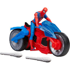 Marvel Spider-Man Web Blast Cycle with 4-Inch Figure