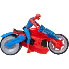 Marvel Spider-Man Web Blast Cycle with 4-Inch Figure