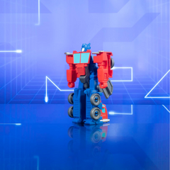 Transformers Earthspark Optimus Prime 1-Step Flip Changer