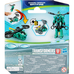 Transformers Earthspark Chaos Terran Spitfire 1-Step Flip Changer