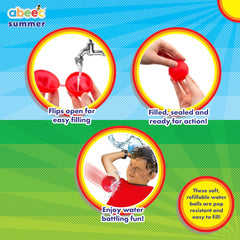 Abeec Summer Reusable Water Balls Outdoor Water Play Set