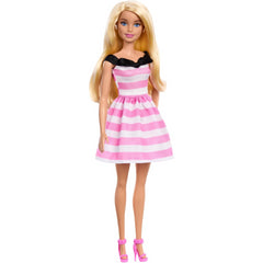 Barbie Pink & White Stripe Dress Anniversary Doll