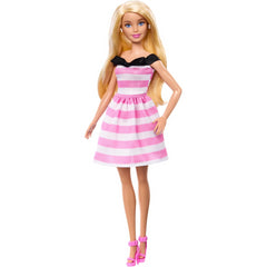 Barbie Pink & White Stripe Dress Anniversary Doll