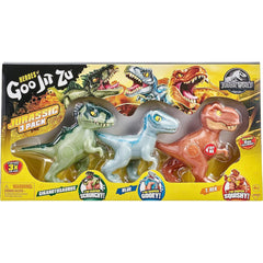 Heroes of Goo Jit Zu Jurassic World Dinosaur 3 Pack