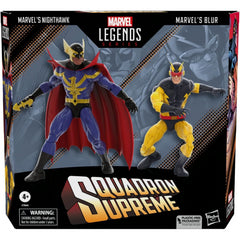 Marvel Legends Squadron Supreme Nighthawk vs Blur 2 Pack