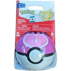 Mega Construx Pokemon Fidough Poke Ball Building Set