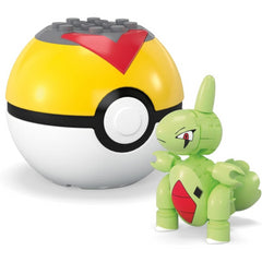Mega Construx Pokemon Larvitar Poke Ball Building Set