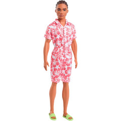 Barbie Fashionistas Ken Coral Jumpsuit Doll