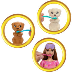 Barbie Slumber Party Playset with Puppies