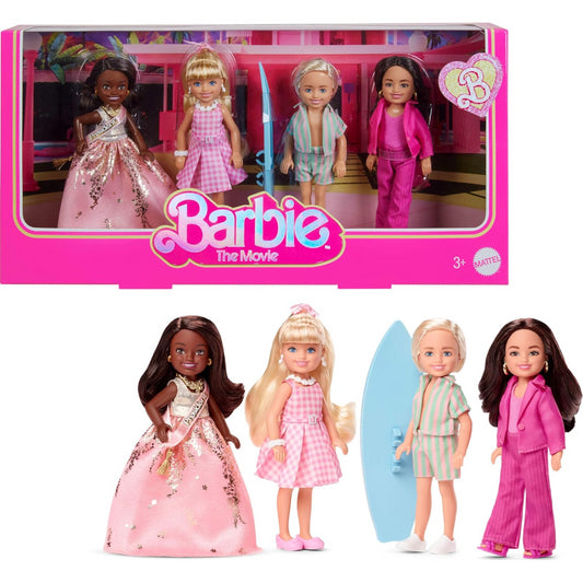 Barbie The Movie Collectible Chelsea Dolls 4-Pack