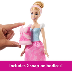 Disney Princess Cinderella 2 in 1 Stories Doll