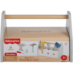 Fisher Price Wooden Tool Box Playset