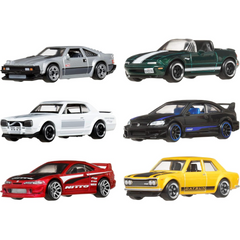 Hot Wheels Japanese Vehicles Silver Series 6 Pack