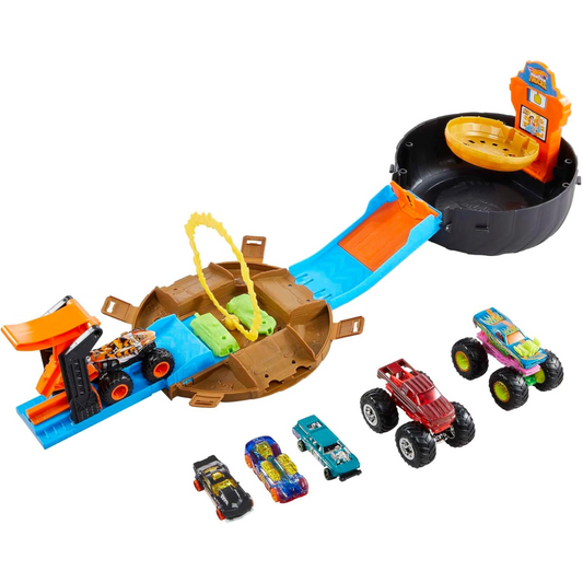 Hot Wheels Monster Trucks Stunt Tire Playset