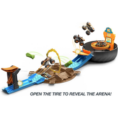 Hot Wheels Monster Trucks Stunt Tire Playset