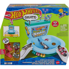 Hot Wheels Skate Flush and Go Skate Bowl