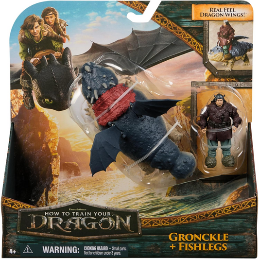 How to Train Your Dragon Gronckle and Fishlegs Set