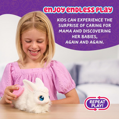 Little Live Pets Mama Surprise Bunnies Playset Blue