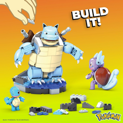 Mega Construx Pokémon Squirtle Evolution Building Set