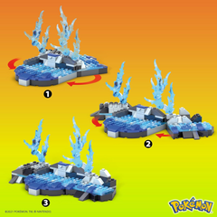 Mega Construx Pokémon Squirtle Evolution Building Set