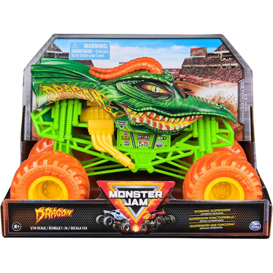 Monster Jam Dragon Monster Truck Die-Cast 1:24 Scale