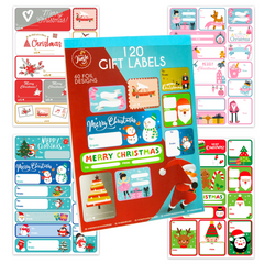 Abeec AMZ-1153 120 Christmas Gift Labels