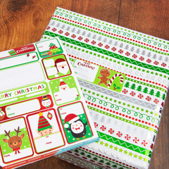 Abeec AMZ-1153 120 Christmas Gift Labels
