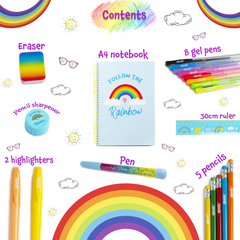 Abeec AMZ-0414 RAINBOW Stationery Set
