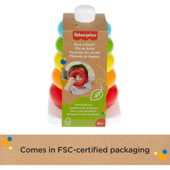 Fisher-Price Rock-a-Stack Plant-Based Toy