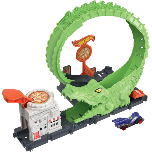 Hot Wheels City Gator Loop Attack Track Set