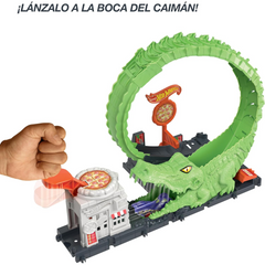 Hot Wheels City Gator Loop Attack Track Set
