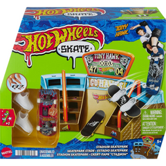 Hot Wheels Skate Stadium Skatepark Tony Hawk Playset