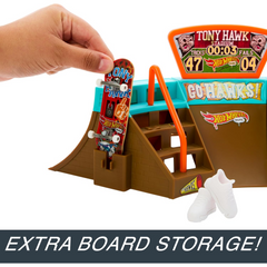 Hot Wheels Skate Stadium Skatepark Tony Hawk Playset