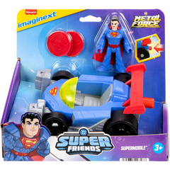 Imaginext DC Super Friends Supermobile Vehicle DC Metal Force