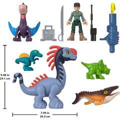 Imaginext Jurassic World Rebirth Land Sea and Air Multipack