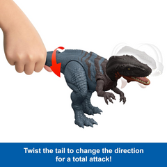 Jurassic World Rebirth Wild Roar Abelisaurus Dinosaur Figure